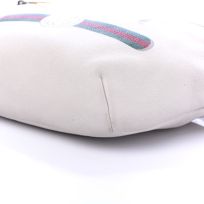 Gucci Grained Calfskin Logo Belt Bag White 6 of 10