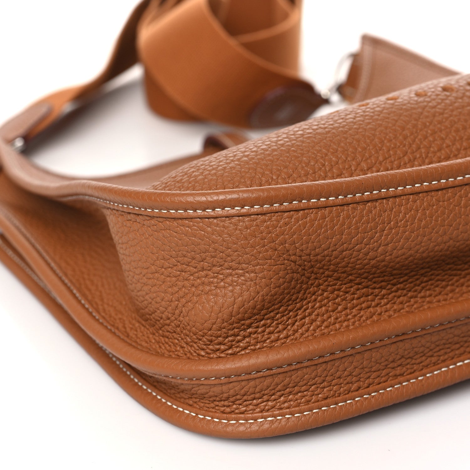 Hermes Taurillon Clemence Evelyne III PM Gold 9 of 11