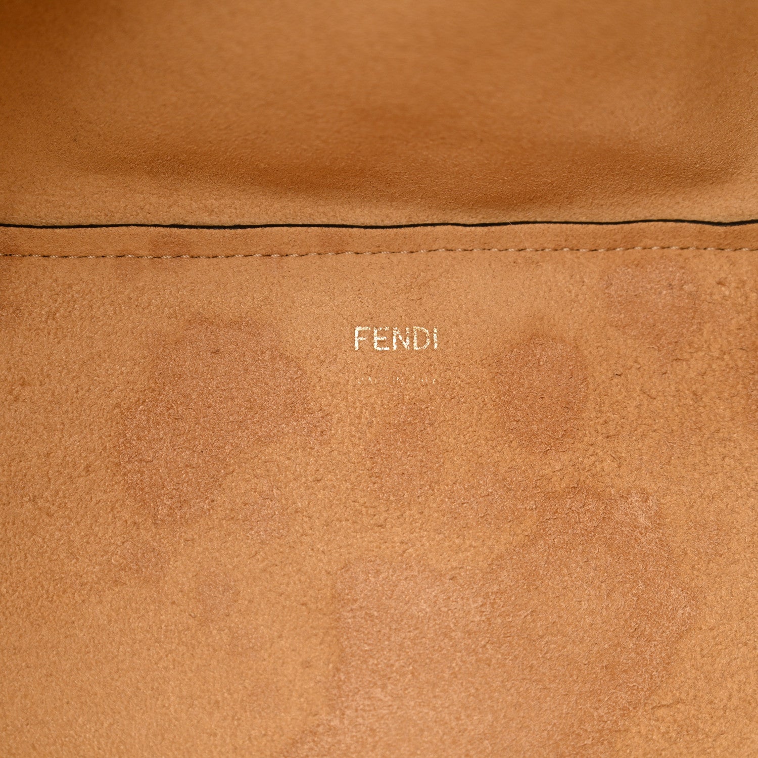 Fendi Fox Fur Sheepskin Elaphe Plexiglass FF Embossed XL Fendi Sunshine Shopper Tote Natural 6 of 11