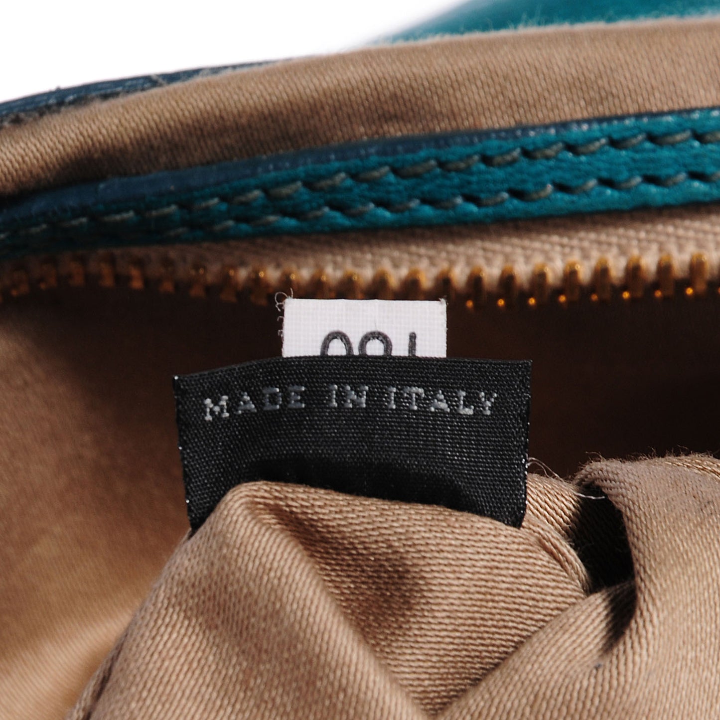 Nappa Matelasse Flap Bag Teal