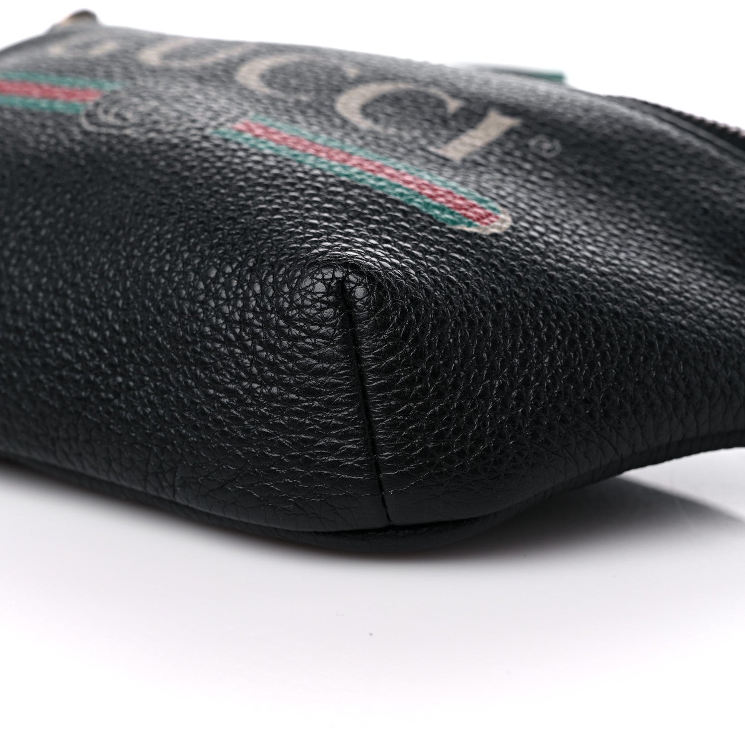 Gucci Grained Calfskin Small Logo Belt Bag Black 9 of 9