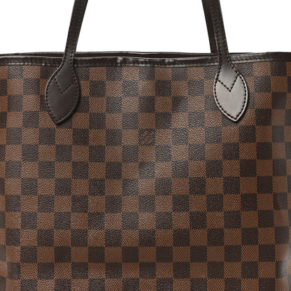 Louis Vuitton Damier Ebene Neo Neverfull MM Rose Ballerine 8 of 10