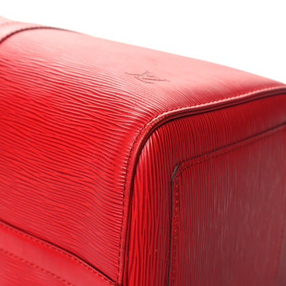 Louis Vuitton Epi Keepall 45 Castillan Red 11 of 14