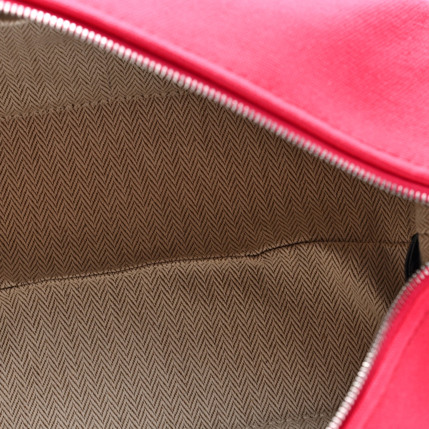 Hermes Canvas Small Bride-A-Brac Pouch Hibiscus 5 of 7