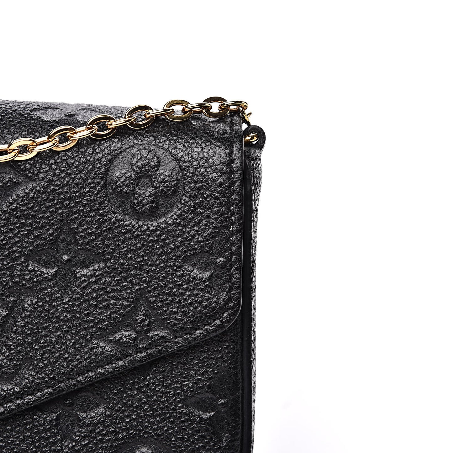 Empreinte Pochette Felicie Chain Wallet Black
