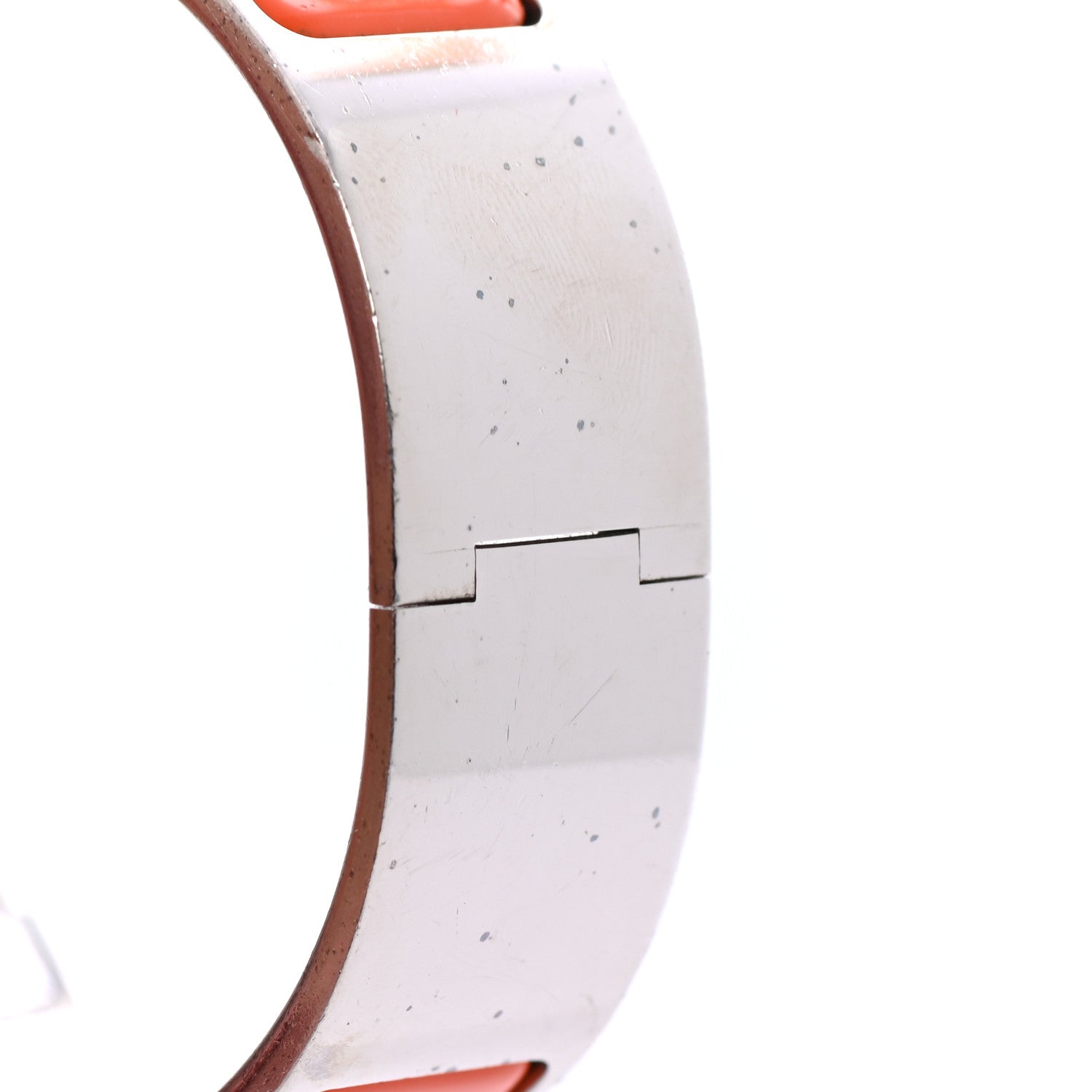 Hermes Enamel Wide Clic Clac H Bracelet PM Orange 5 of 5