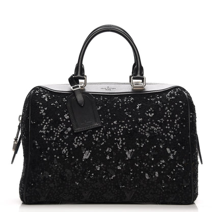 Louis Vuitton Sequin Monogram Sunshine Express Speedy Black 1 of 8