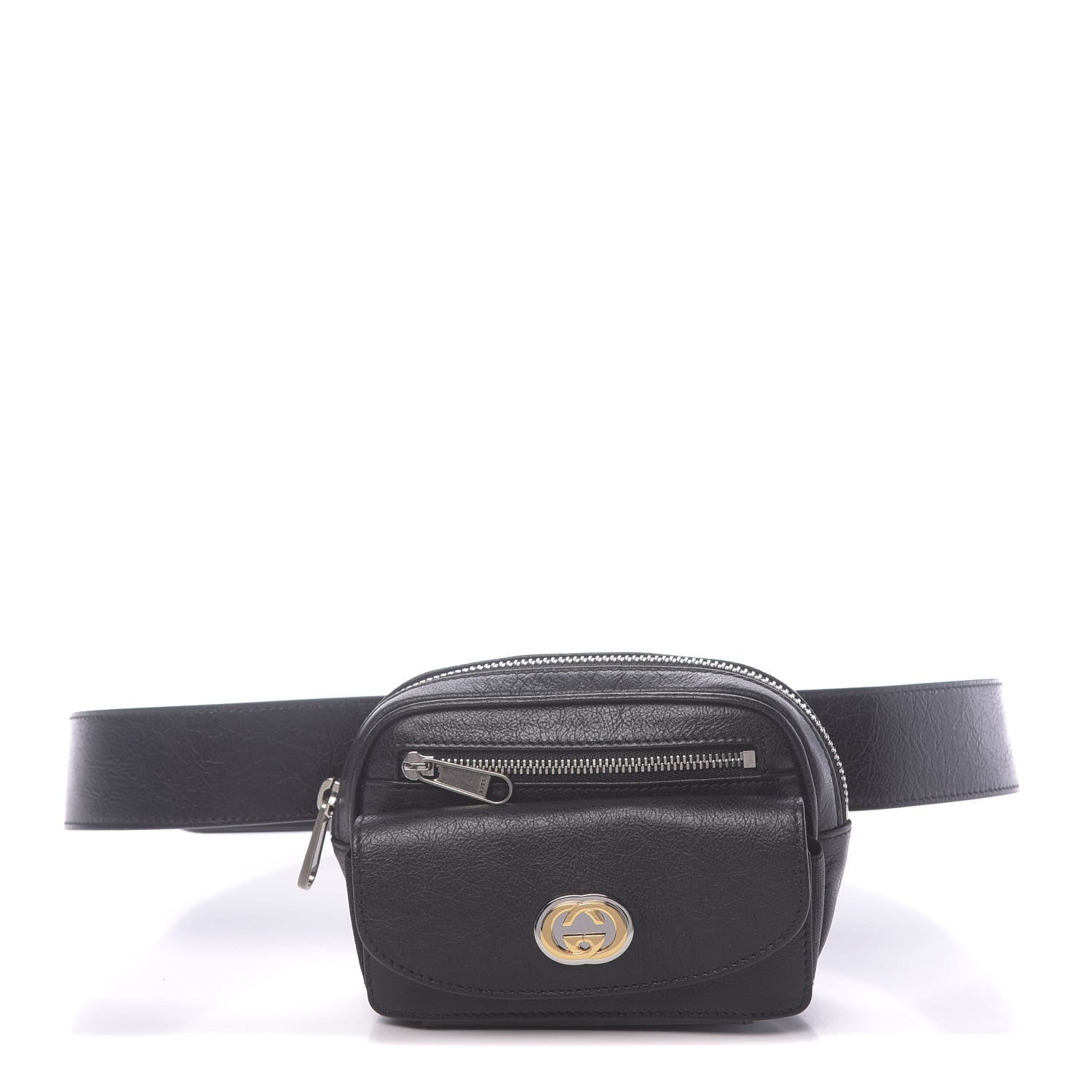 Gucci Fluffy Calfskin Mini Morpheus Belt Bag 90 36 Black 1 of 11
