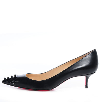 Christian Louboutin Kid Patent Geo 45 Pumps 41 Black 1 of 7