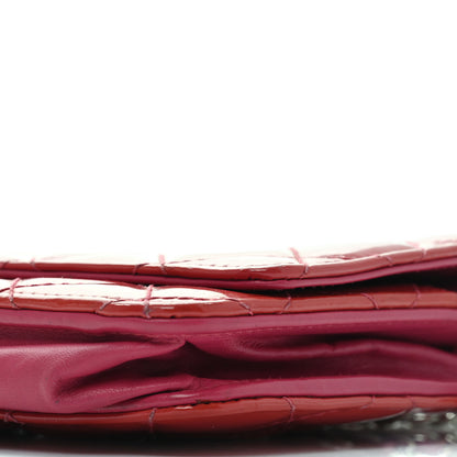 Chanel Patent Calfskin Quilted Wallet On Chain WOC Pink 10 of 10