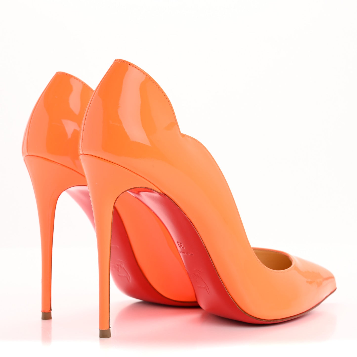 Patent Hot Chick 100 Pumps 39 Sunset