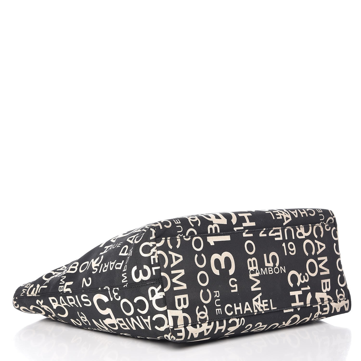 Chanel Canvas 31 Rue Cambon Beach Tote Black 5 of 14