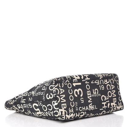 Chanel Canvas 31 Rue Cambon Beach Tote Black 5 of 14