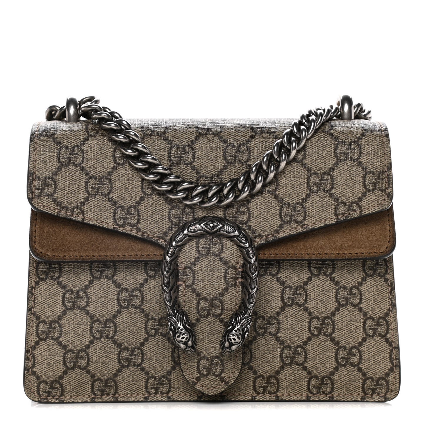 GG Supreme Monogram Mini Dionysus Shoulder Bag Taupe