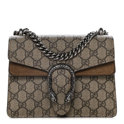 Gucci GG Supreme Monogram Mini Dionysus Shoulder Bag Taupe 1 of 13