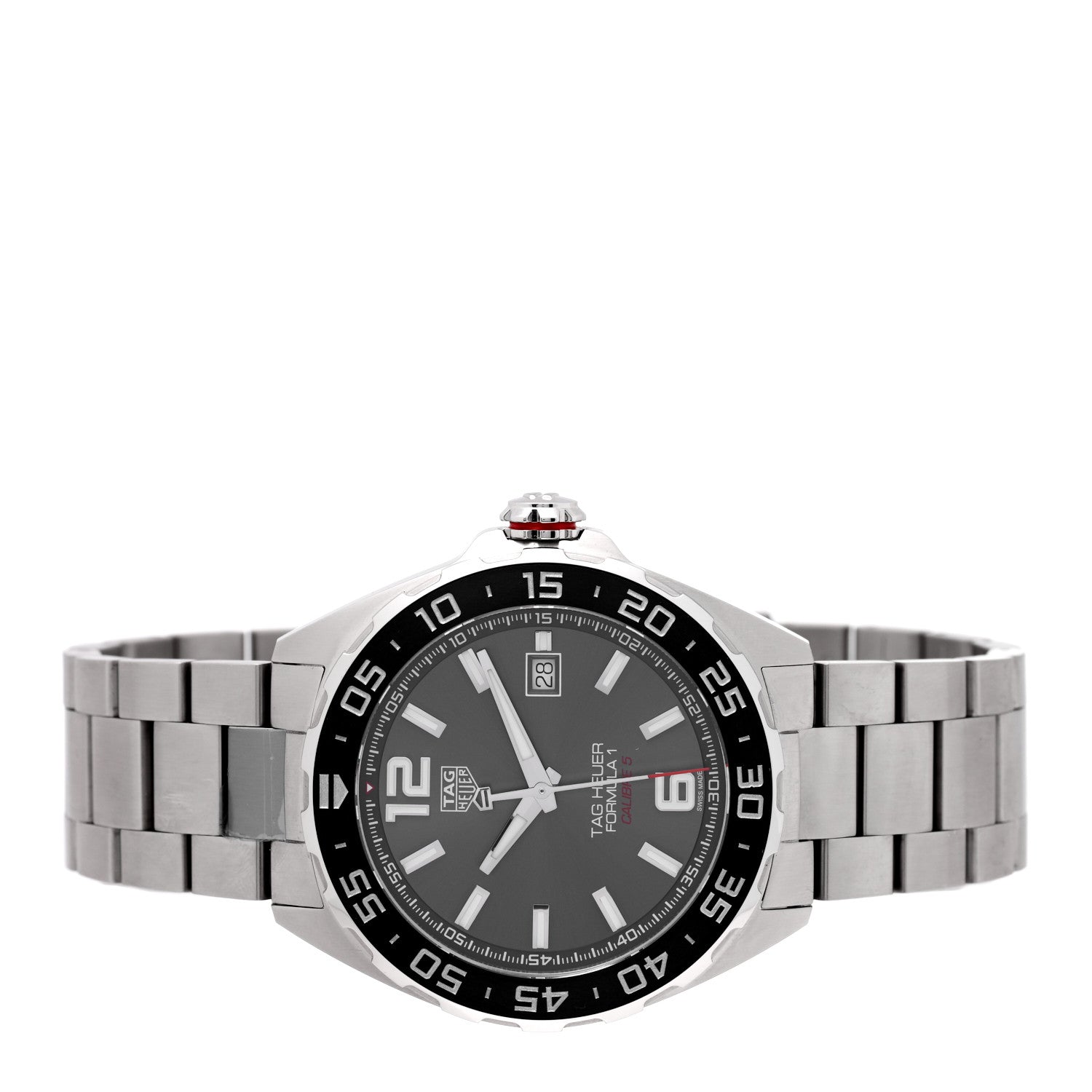 Tag Heuer Stainless Steel 43mm Formula 1 Calibre 5 Automatic Watch Black WAZ2011 2 of 5
