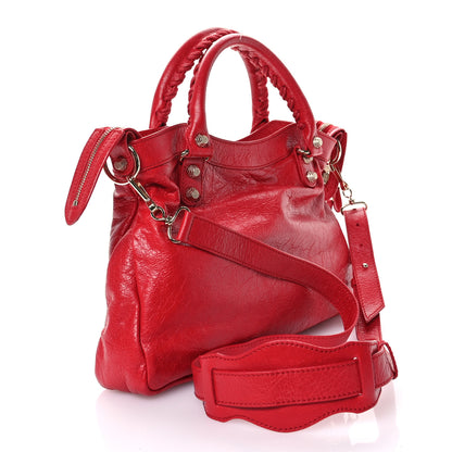 Balenciaga Agneau Giant 12 Gold Hardware Town Rouge Cardinal 3 of 10