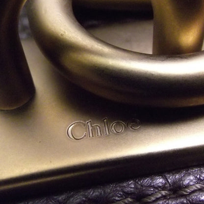 Chloe Leather Paddington Front Pocket Tote Dark Brown 9 of 16