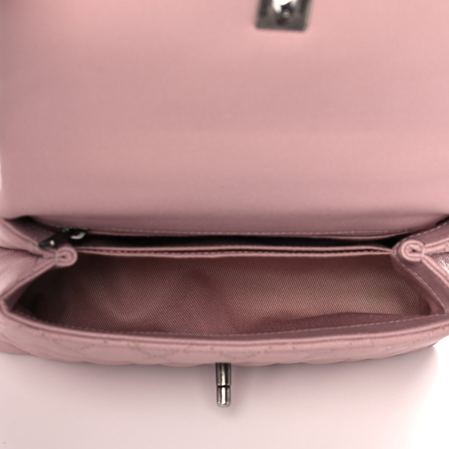 Chanel Caviar Quilted Mini Coco Handle Flap Pink 5 of 14