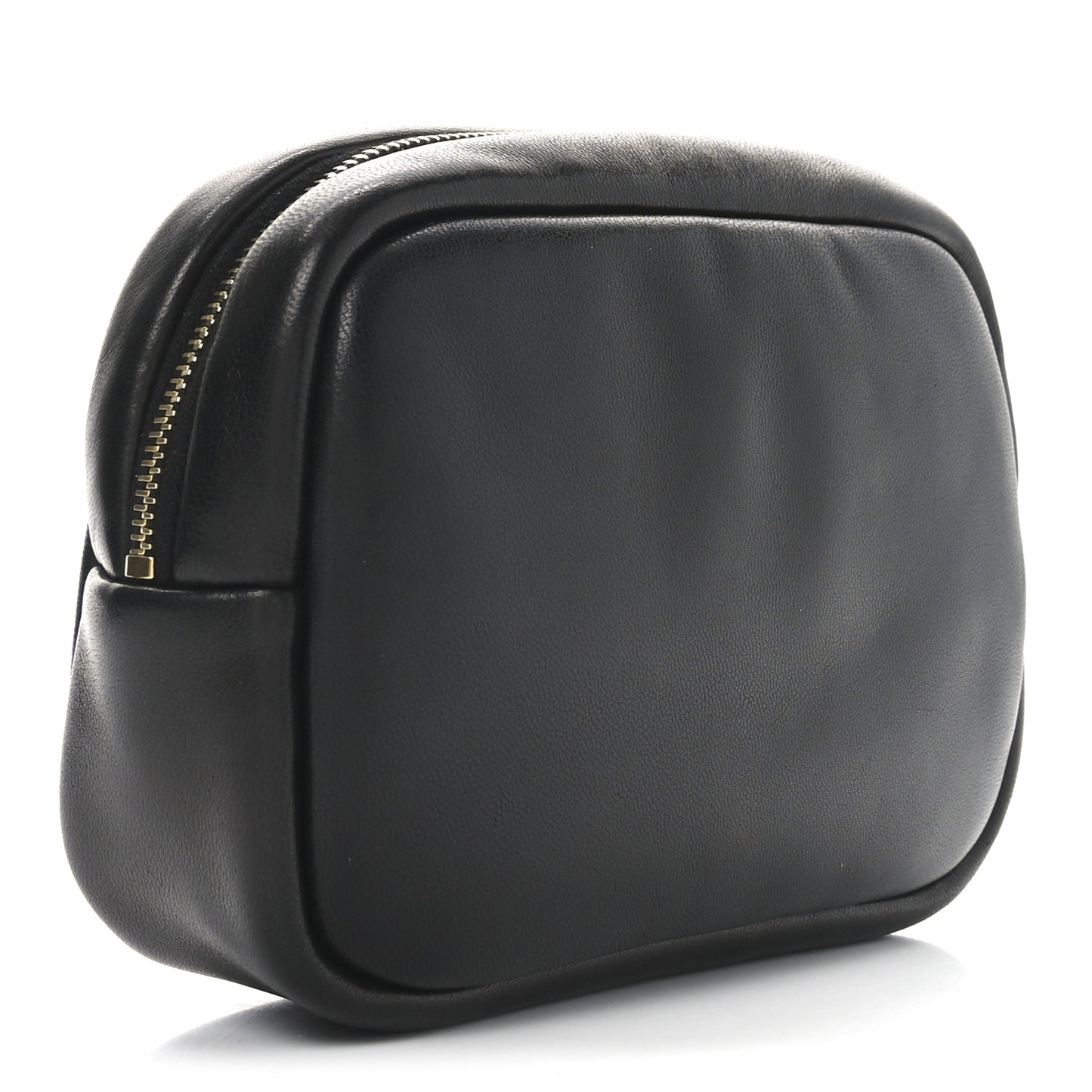 Lambskin Calypso Cosmetic Case Black
