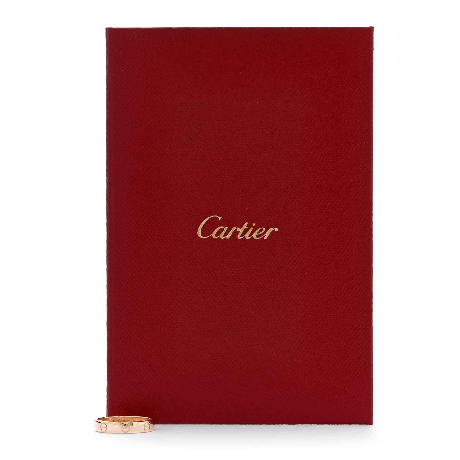Cartier 18K Yellow Gold 3.5mm LOVE Wedding Band Ring 52 6 5 of 5
