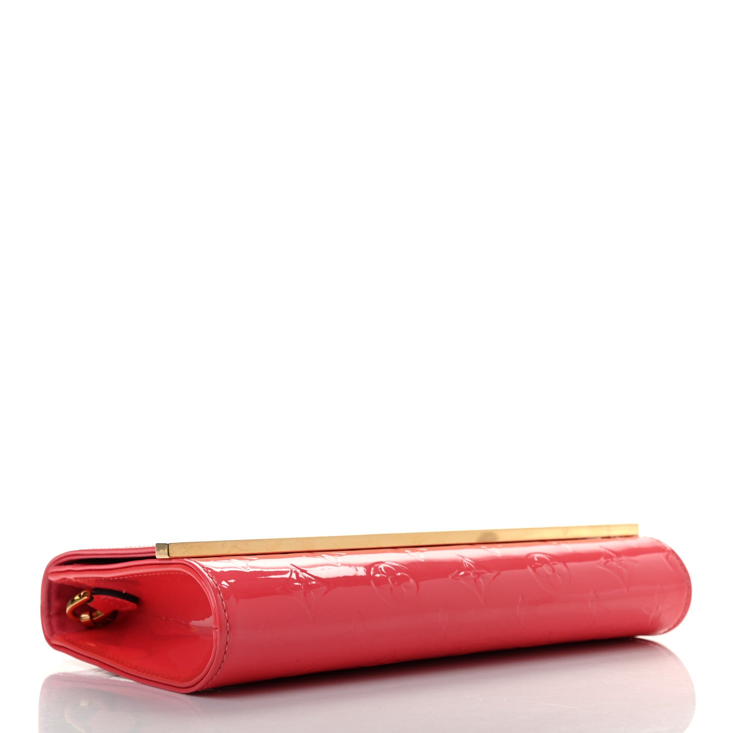 Louis Vuitton Vernis Ana Clutch Rose Litchi 3 of 7