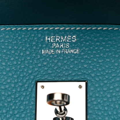 Hermes Togo Birkin 35 Blue Jean 6 of 16