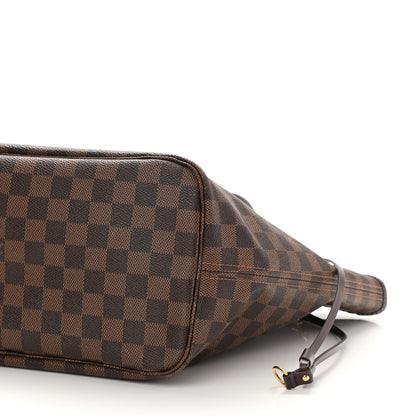 Louis Vuitton Damier Ebene Neo Neverfull MM Rose Ballerine 9 of 9