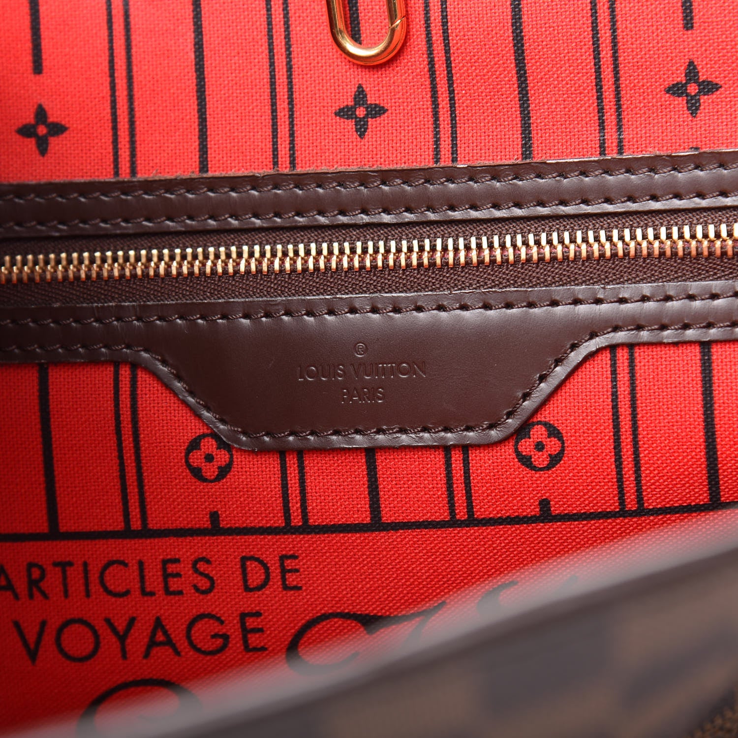 Louis Vuitton Damier Ebene Neverfull MM 6 of 11