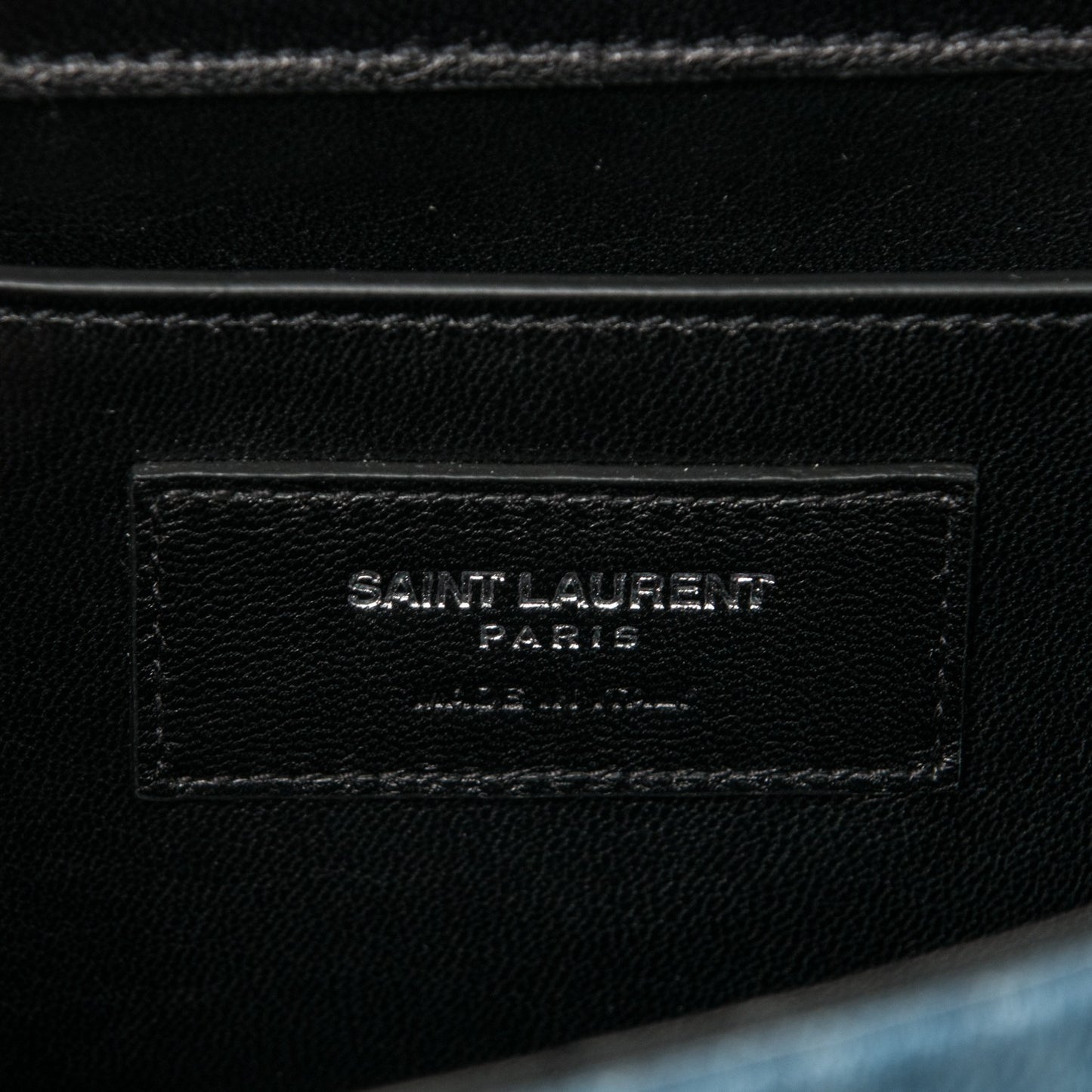 Denim Medium Classic Monogram Satchel Dirty Light Blue