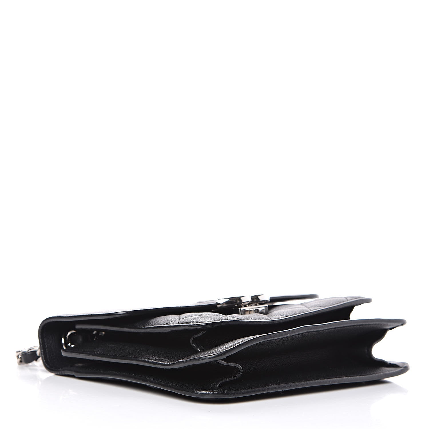 Chanel Grained Calfskin Quilted Small CC Box Flap Black 4 of 14