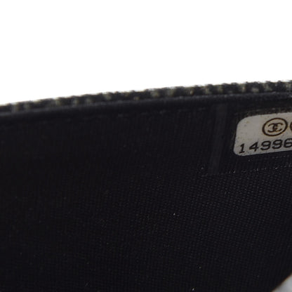 Chanel Metallic Caviar Timeless CC Wallet On Chain WOC Dark Silver 8 of 9