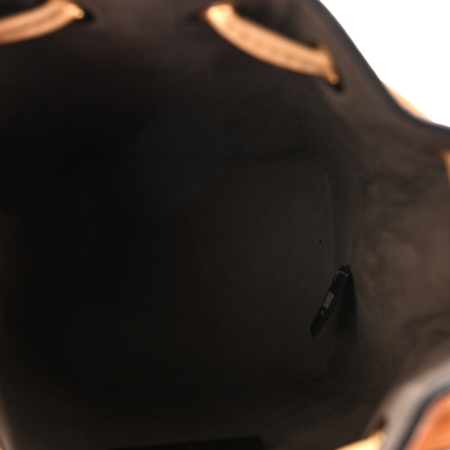Fendi Vitello Liberty F is Fendi Bi-Color FF 1974 Embossed Mini Mon Tresor Bucket Bag Savana Lollypop 5 of 10
