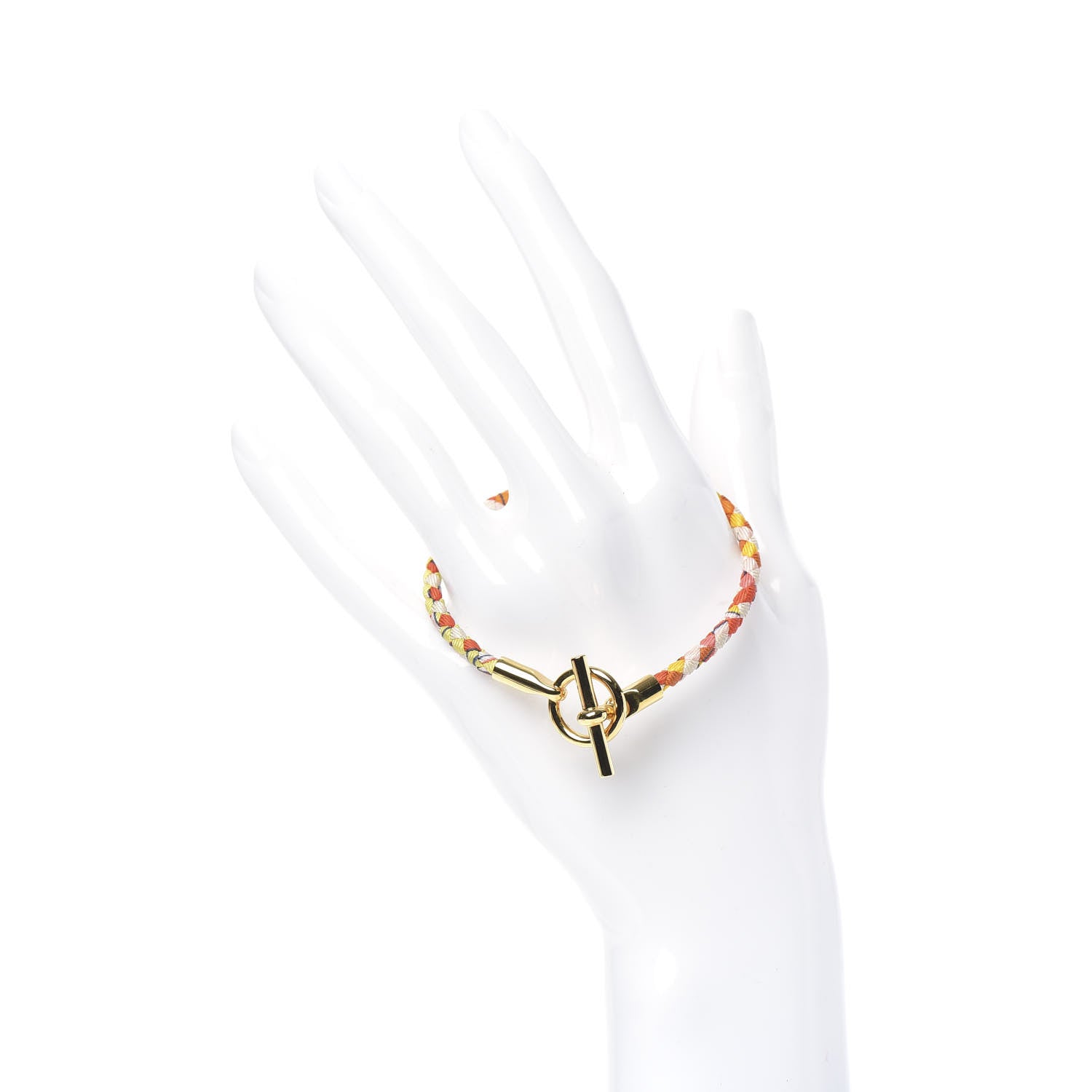 Hermes Silk Glenan Bracelet T2 Tropical 2 of 6
