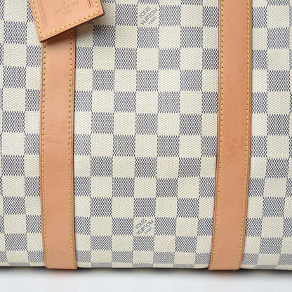 Louis Vuitton Damier Azur Keepall 50 11 of 17