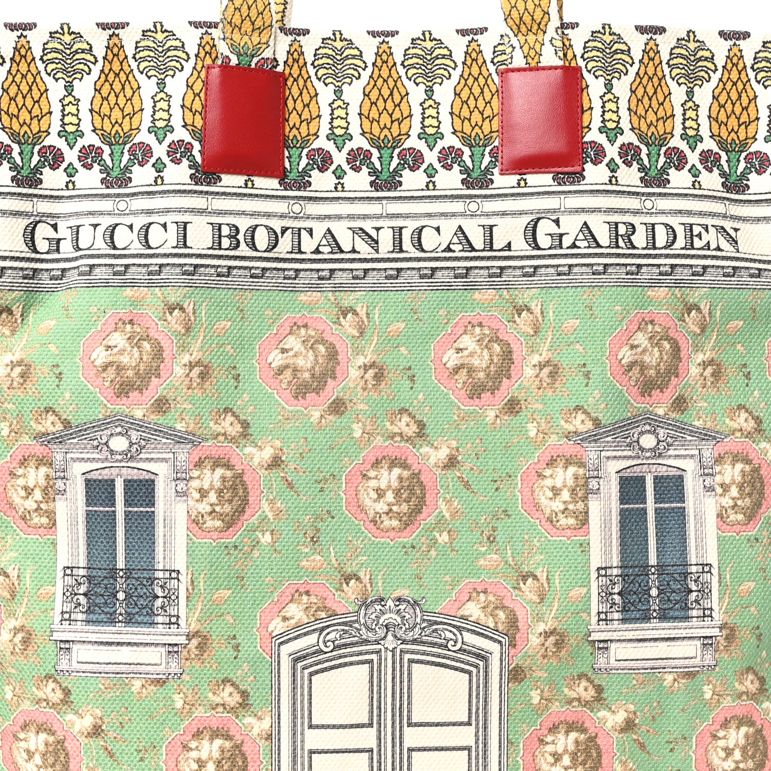 Gucci Canvas Botanical Garden Vertical Tote Multicolor 7 of 9