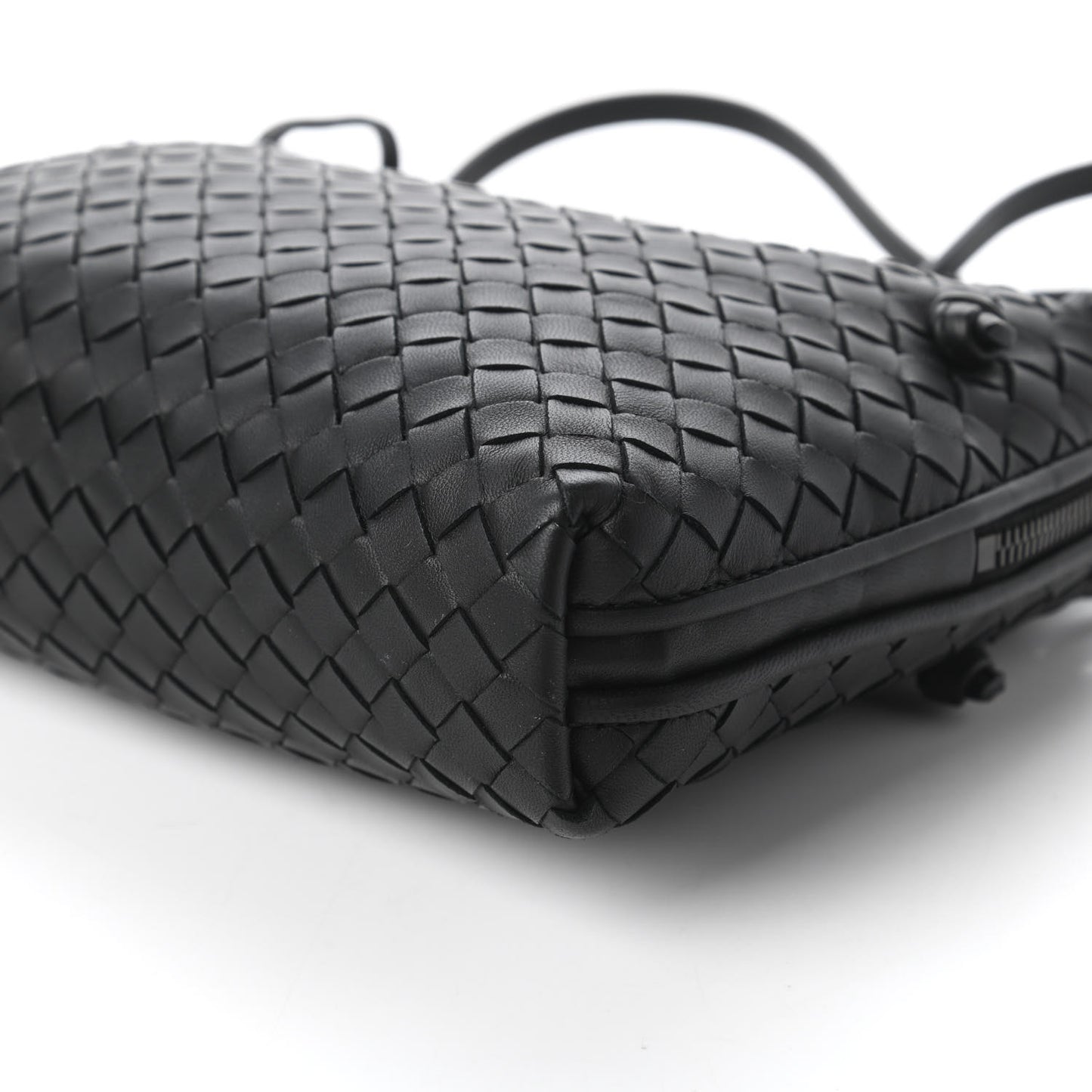 Nappa Intrecciato Nodini Bag Black