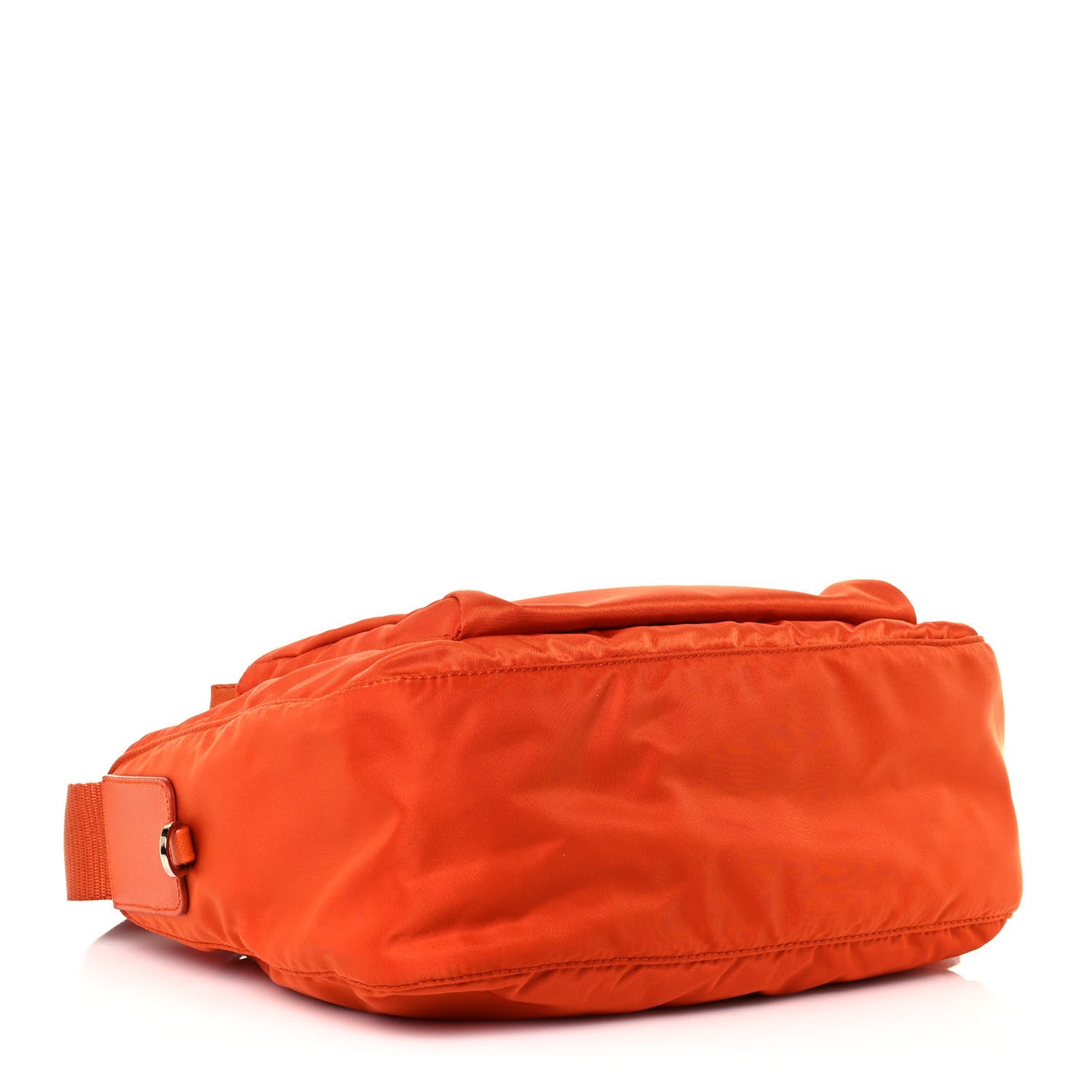 Tessuto Nylon Saffiano Messenger Bag Papaya