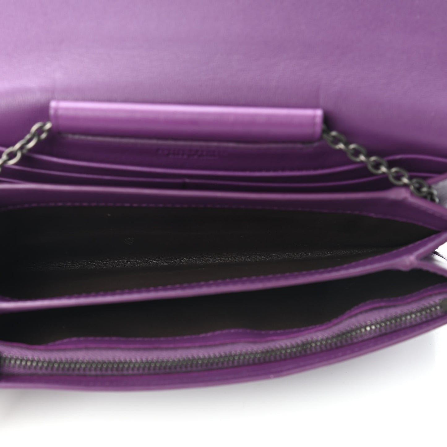 Nappa Intrecciato Continental Wallet on Chain Monalisa