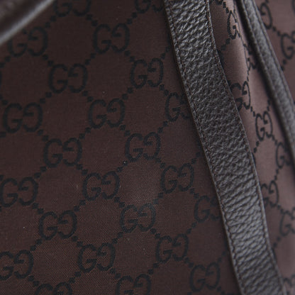 Gucci Monogram Medium Abbey Convertible Tote Dark Brown 10 of 10