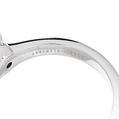 Tiffany Platinum Diamond .53ct Solitaire Engagement Ring 49 5 5 of 7