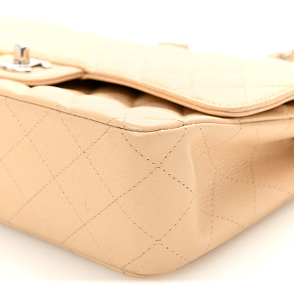 Chanel Caviar Quilted Medium Double Flap Beige Clair 10 of 10