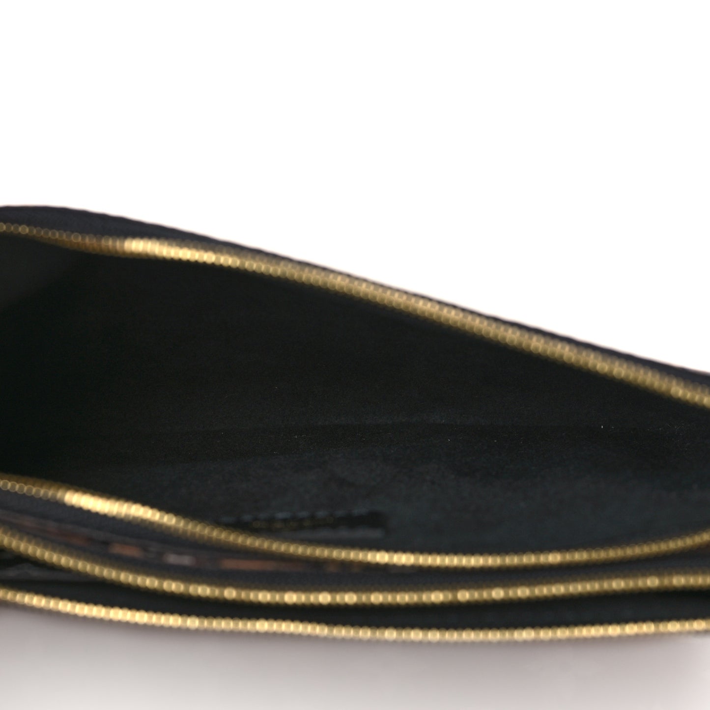 Monogram Giant Jungle Pochette Double Zip Black