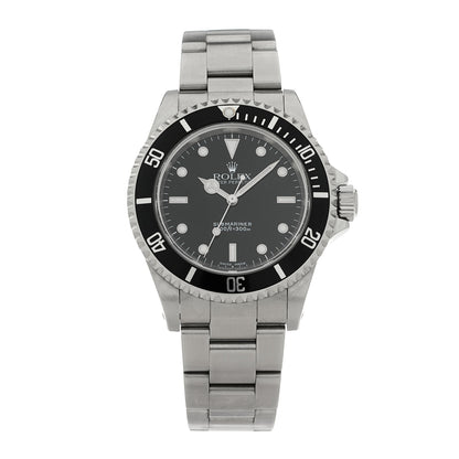 Rolex Stainless Steel 40mm Oyster Perpetual Submariner Watch Black 14060M 1 of 4
