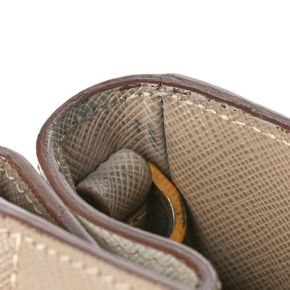 Prada Saffiano Lux Medium Bi-Color Tote Visone Talco 10 of 12