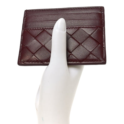 Bottega Veneta Nappa Intrecciato Card Holder Barolo 2 of 9