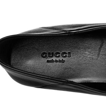 Gucci Lambskin Womens Brixton Horsebit Loafers 40 Black 5 of 6