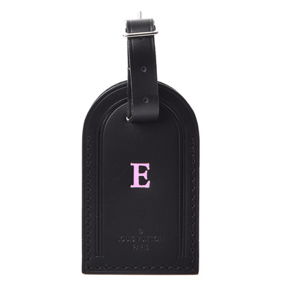Louis Vuitton Calfskin Luggage Tag Black 1 of 5