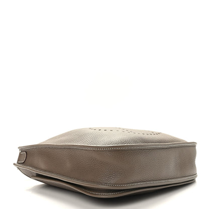 Hermes Taurillon Clemence Evelyne III PM Etoupe 4 of 9