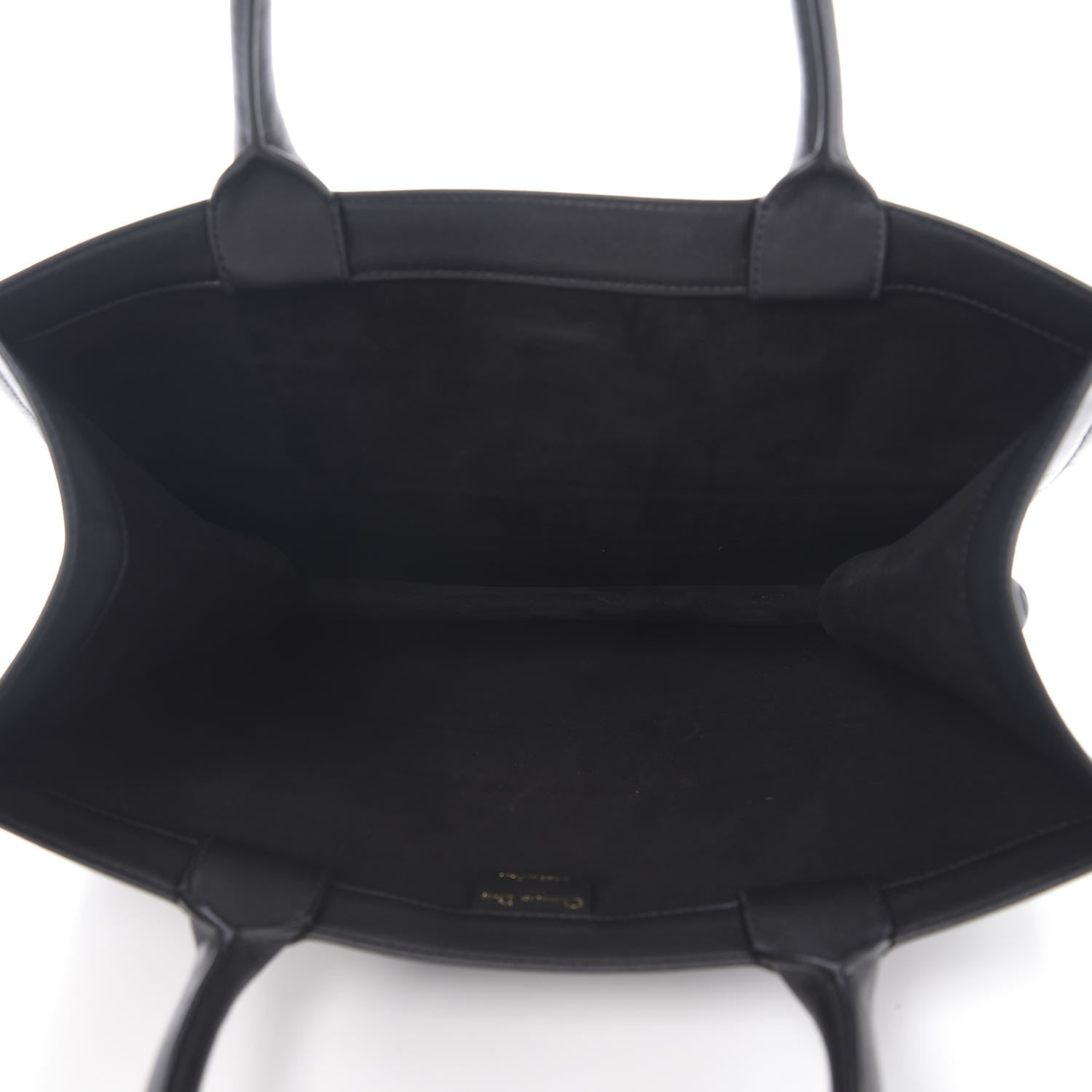 Christian Dior Calfskin Embossed Medium Book Tote Black 4 of 10